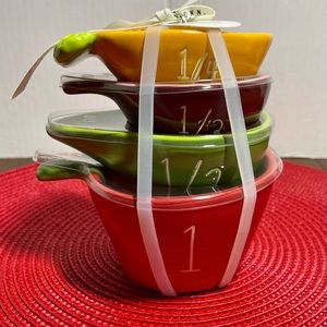 VEGETABLE Rae Dunn Measuring Cups